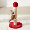 Heynemo Indoor Cat Scratching Post: 22 in Tall Cat Scratcher with Natural Sisal Rope, Cute Monster Design Kitty Pet Tower with Sturdy Wood Base - 2 of 4