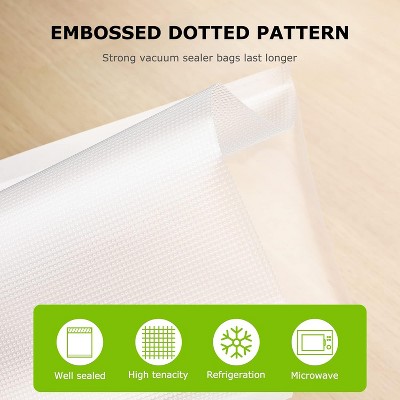 BPA-Free Textured Vacuum Food Sealer Bags for Sous Vide Cooking