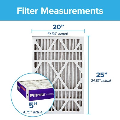 Filtrete Ultra Allergen Reduction Deep Pleat 20"x25"x5" MERV 12 Air Filter