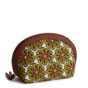 Vera Bradley Women's Oxford Canvas Mini Dome Cosmetic Bag - 1 of 2