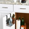 Over the Door Metal Basket, Black - 2 of 4