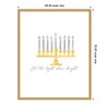 Amanti Art 23"x28" Hanukkah Lights I Light Shine Bright Tara Reed Framed Canvas Wall Art - 4 of 4