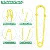 Unique Bargains Sewing Upholstery Spring Lock Blanket Bulk Large Safety Pins 30 Pcs - 2 of 4