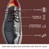 The Original Stretchlace Round Elastic Shoelace for Dress Shoes - Dark Brown - 4 of 4