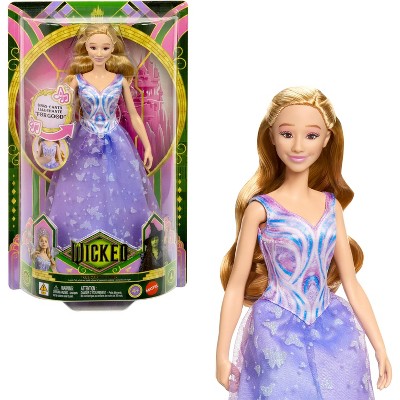 Universal Pictures’ Wicked: For Good singing Glinda Doll, Movie-Inspired Outfit, Sings “For Good”