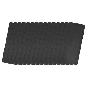 Unique Bargains Stainless Steel DIY Laser Printing Office Engraving Blank Cards 15 Pcs - 1 of 4