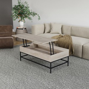 NicBex Modern Rectangle Lift Top Coffee Table with Metal Base,Storage Center Table for Living Room,Living Room Furniture - 1 of 4