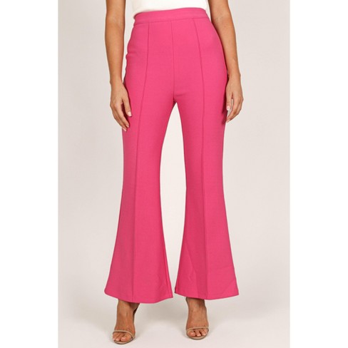 Petal And Pup Rutherford Flared Ponte Pant - Fuchsia L : Target
