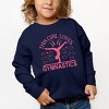 The Juniper Shop This Girl Loves Gymnastics Toddler Sweatshirt - 3 of 4