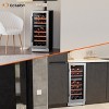 Ca'Lefort 15 inch Dual Zone Wine Cooler with Panel Ready Door - 3 of 4