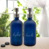Cornucopia Brands 16oz Hands Dishes Pump Bottles 2pc Set; Soap Dispensers for Kitchen and Home - 2 of 4