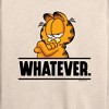 Women's - Garfield - Whatever Lightweight French Terry Wide Neck Long Sleeve Shirt - 2 of 4