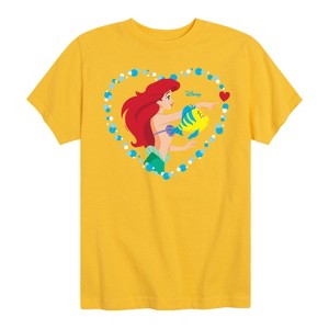Girls' - Disney Princess - Ariel Short Sleeve Graphic T-Shirt - 1 of 4