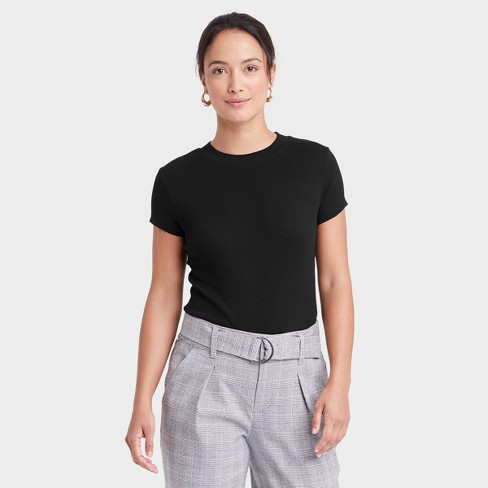 Women's Ribbed Bodysuit - A New Day™ : Target