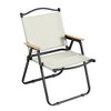2pcs Oversized Outdoor Foldable Chair, Portable Collapsible 280lbs Chair, Lightweight Director Seat For Fishing Camping Picnic Party BBQ - 4 of 4