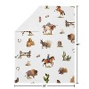 Sweet Jojo Designs Boy Baby Security Blanket Country Western Taupe Brown and Cream - 4 of 4