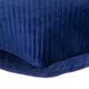 Parkland Collection,Miki Transitional Blue Lumbar Throw Pillow - 4 of 4