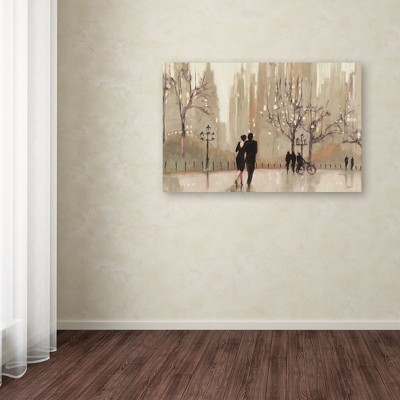 Julia Purinton Evening Park Scene Canvas Art Print
