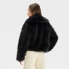 Girls' Short Faux Fur Jacket - art class™ - image 2 of 3