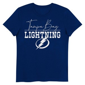 NHL Tampa Bay Lightning Girls' V-Neck T-Shirt - 1 of 1