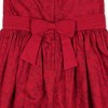 Hope & Henry Girls' Organic Puff Sleeve Sateen Party Dress, Fireside Toile, 10 - 4 of 4