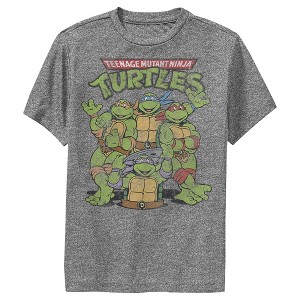 Boy's Teenage Mutant Ninja Turtles Best Friend Shot Performance Tee - 1 of 4