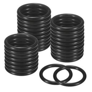 Unique Bargains Plastic Durable Multipurpose DTY Design Macrame And Knotting Supplies O Rings 30 Pcs - 1 of 4