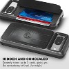 Vena vCommute Wallet Leather Case for Google Pixel 8 case with Flip Cover Card Slot Kickstand - Black - 4 of 4
