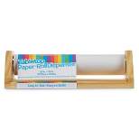 Melissa & Doug Wooden Tabletop Paper Roll Dispenser With White Bond Paper (12 inches x 75 feet)