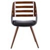 New Pacific Direct Shelton PU Leather Bamboo Chair - 3 of 4