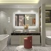 Apmir Super Bright Front & Back LED Lighted Anti-Fog Aluminum Alloy Framed Tempered Glass Bathroom/Vanity Mirror with ETL & 3-Year Warranty - 2 of 4