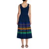 Lands' End Women's Sleeveless Poplin Smocked Midi Dress - 2 of 4