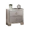 NicBex Nightstand with Drawers,Side Table with Metal Handles and Elegant Finish,Modern Bedside Table for Bedroom,Living Room - 2 of 4