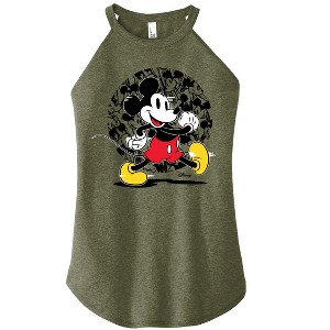 Women's - Disney - Mickey & Friends Graphic High Neck Tank - 1 of 3
