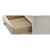 31.57" Wood Curved Drawer Fronts 5-Drawer Chest dressers with Neutral White Finish and Center Glide - 4 of 4