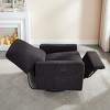 VANOMi 31.5‘’ Boucle Swivel Glider Power Recliner - 2 of 4