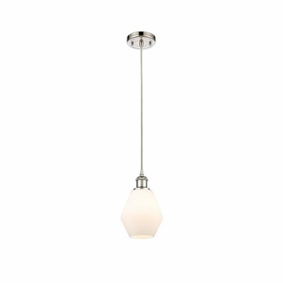 Cindyrella - 1 Light Cord Hung Mini Pendant In Industrial Style-10 Inches Tall and 6 Inches Wide