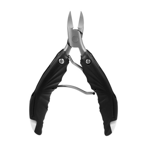 Unique Bargains 1 Set Stainless Steel Easy Grip Toe Nail Clippers For Thick Nail  Nipper Pedicure Tool Nail Art Clipper Feet Care Tool Black : Target