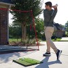 3-Level Turf Golf Mat - 24x24 Golf Training Mat with Fairway, Rough, and Driving Turf - Golf Practice Equipment with 6 Practice Tees by Wakeman - 2 of 4