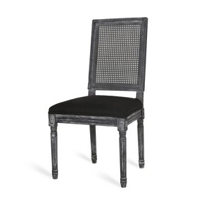 Dexmalle Set of 2 Dining Chair with High Rattan Back - 1 of 4