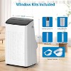 coucheta 14000 BTU Portable Air Conditioner with Cooling, Dehumidifier, Fan & Sleep Mode, for Rooms up to 750 Sq.Ft, Remote & Window Kit Included - 2 of 4