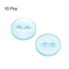 Unique Bargains Round Resin 2-Hole Fish Eye Craft Replacement Sewing Button 10 Pcs - 3 of 4