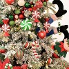 Aoibox 108pcs Christmas Ornaments Red Green White Shatterproof Balls Candy Cane Hanging Decorations 1.2 to 5.3in for Tree Holiday - 2 of 4
