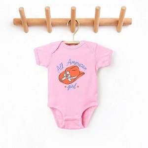 The Juniper Shop All American Girl Hat Baby Bodysuit - 1 of 3