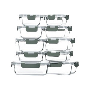 Apex Vanguards 20-Piece Gray Non-Leaking Containers - 1 of 3