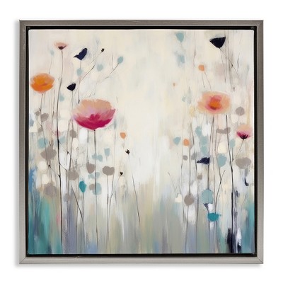 Stupell Industries Pastel Poppies Painting, 25" x 25"