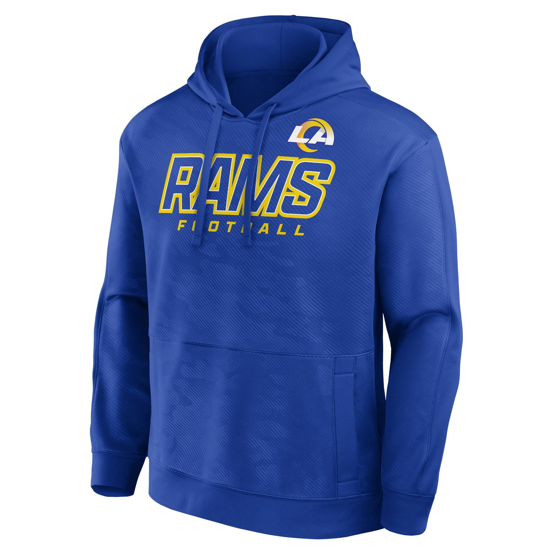 NFL Los Angeles Rams Men's Long Sleeve Performance Hooded Sweatshirt