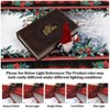 Christmas Santa Claus Reindeer Area Rug Washable Non Slip Winter Rugs Christmas for Living Room Low Pile Throw Rug Carpet - 4 of 4