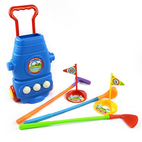 Veemoon Golf Set with Practice Holes, Golf Sticks Balls Toddler