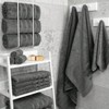 Luxury 4 - Piece Bath Towel Set, 600 GSM Turkish Cotton, 27x54 in, Dark Gray - 2 of 4
